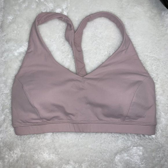 Lululemon Arise Bra C/D Cup Porcelain Pink Size 8 - Picture 8 of 11